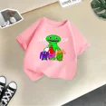 thumbnail image 5 of Ropa de verano para niños, camiseta deportiva informal de algodón con dibujos animados, camiseta cómoda de manga corta de algodón para niños y niñas, 5 of 5