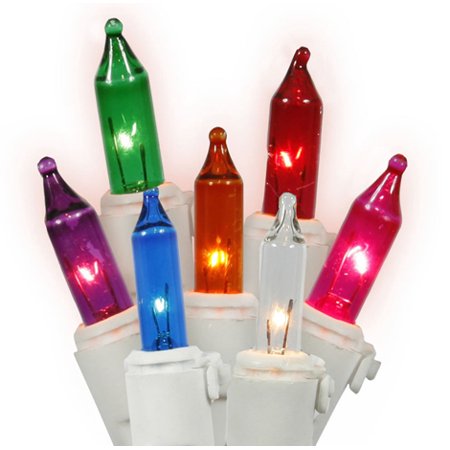 set of 100 multi color mini christmas lights white wire set of 100 multi color mini christmas lights white wire