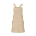 thumbnail image 5 of ShomPort Womens Summer Dresses Casual Corduroy Jeans Tank Dresses with Pockets Adjustable Strap Daily Rompers, 5 of 8