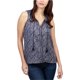 thumbnail image 1 of Blusa de punto estampada para mujer Lucky Brand, azul, mediana Lucky Brand  Tejer, 1 of 1