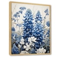 thumbnail image 2 of Designart "Uncomplicated Blue Bonnets Field I" Blue Bonnets Floater Framed Canvas Art Print, 2 of 5