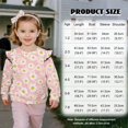 thumbnail image 7 of DISNIMO Daisy Printed Pullover Tops for Girls Long Sleeve Sweatshirt Cozy T-Shirts Crewneck Hoodies Fall Winter Clothes 4-5 Years, 7 of 7