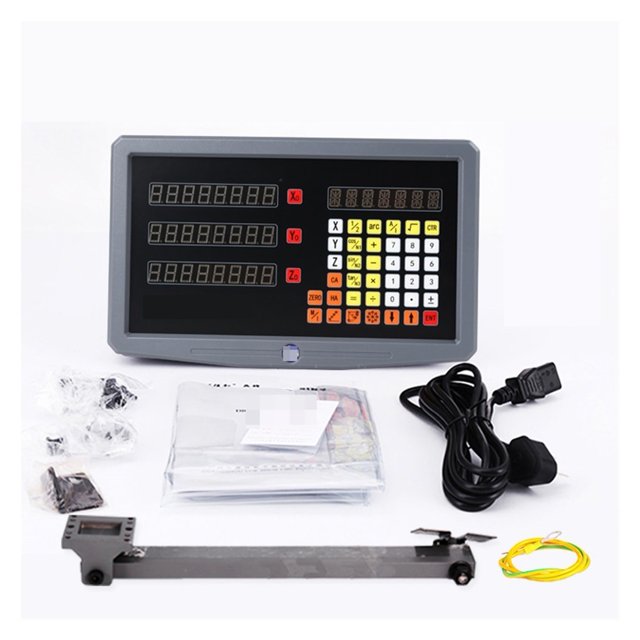 3 Axis SDS3MS Set Digital Readou Kit With 3PCS Linear Scale 5U Length 120mm To 1020mm For Lathe Mill CNC Machine ,Easy to Operate