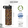thumbnail image 4 of Pofeuu Burger Fries Print 18oz Sports Insulated Kettle, Sports Bottle Water Bottles For Men Women For Gym Hiking Camping Running Mountain Bike Outdoor Sports, 4 of 8