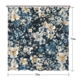 thumbnail image 5 of Waterproof Beautiful Colorful Floral Shower Curtain 72x72 Inch Boho Style Polyester Unique Shower Curtain for Bathroom Hotel Home Decor with 12 Plastic Hooks, 5 of 5