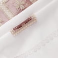 thumbnail image 5 of Emerald Tablecloths With Cutwork And Embroidered Roses Design 70" Round - In White, 5 of 8