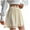Khaki1, variant on Plebaso Women's Shorts Casual Lace Trim Thin Wide Leg Shorts Elastic Waist Loose Lounge Shorts for Women