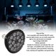 thumbnail image 4 of Luces de Acuario LED, 18W 18 PCS LED DE ESPECTRO FIESTO TANTADOR DE PESCO LIGHT PARAL PARA ALGAS, 4 of 7