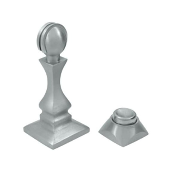 3.5 in. Magnetic Door Holder- Satin Chrome - Solid