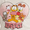 Cream, variant on Girls Garfield X Justice Collab Baby Tee, Sizes XS - XLP