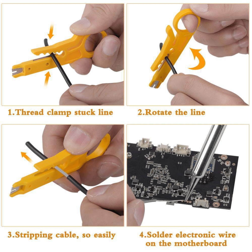 15 Piece Soldering Iron Kit Adjustable Temperature Glue Handle Electric Soldering Iron Electronic Circuit Board Precision