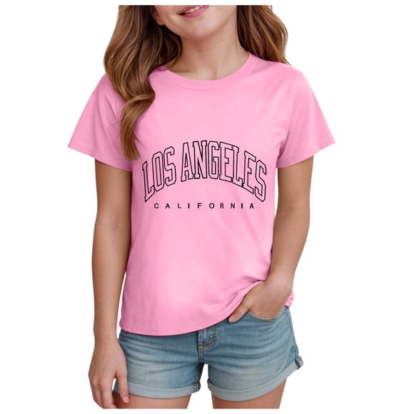Zshosam Girl Shirts Birthday Shirt Baby Girls Tops Birthday T-Shirt Clothes Size 13T 14T,(Pink 13-14 Years)