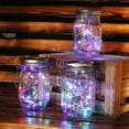 thumbnail image 3 of Billuyoard Botella de vino led de cadena con 20 luces LED para botella, para fiesta, boda, Navidad, Halloween, Bar, decoración, blanco cálido Iluminación y accesorios 4 colores 2M 20LED Billuyoard HA007679-03B, 3 of 6