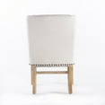 thumbnail image 6 of Dining Chair, Upholstered Dining Chair With Nailhead Trim, Sloped Armrests, Tapered Legs, Plush Accents, Kitchen Dining Chair For Restaurant Kitchen, 6 of 9