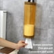thumbnail image 4 of Advancent Soporte para bolsa de comestibles Gran capacidad Almacenamiento de cocina Dispensador inferior Puerta trasera reutilizable Organizador Organizadores de utensilios de cocina Amarillo, 4 of 6