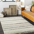 thumbnail image 2 of Meknes MEK-1001 2' x 3' Area Rug in Cream/Charcoal/Medium Gray, 2 of 6