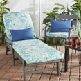 thumbnail image 4 of Greendale Home Fashions 73'' x 23'' Outdoor Chaise Lounge Cushion, Baltic, 4 of 8