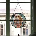 thumbnail image 3 of Bloodhound Christmas Dog Ornament Christmas 2025 - Bloodhound Dog Christmas Stained Glass Window Hanging Dog Christmas Tree Decor, Xmas Dog Suncatcher, 3 of 4