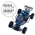 thumbnail image 3 of Varillas de ajustables, 7 piezas, tensor de enlace Servo para Slash 2WD 1:10 RC Short Course Truck Accs, piezas de repuesto, actualiza Negro Hugo varilla de enlace del coche rc, 3 of 6
