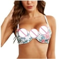 thumbnail image 4 of GaThRRgYP Bras for Women GaThRRgYP Women Print Bra with Steel Ring Sexy and Comfortable Girl Underwear Sexy Lingerie, 4 of 8
