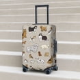 thumbnail image 2 of Lsque Dog Animal Printed Luggage Cover, Travel Luggage Protector,Scratch and Dirt Resistant, Fits 18-32 Inch Luggage - Medium, 2 of 9