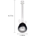 thumbnail image 2 of Coffee Spoon,guitar Stainless Steel Spoons, Set Of 4 (silver), 2 of 5