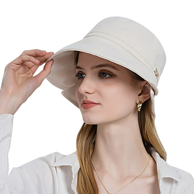 Bucket Hats for Women Sun Beach Hat Teens Girls Wide Brim Summer