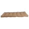 thumbnail image 2 of 55-inch by 19-inch Tufted Solid Microsuede Bench Cushion Tan-Color, 2 of 3