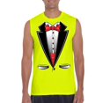thumbnail image 1 of Mens Tuxedo Prom Costume Ultra Cotton Sleeveless T-Shirt, 1 of 5
