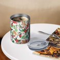 thumbnail image 3 of Christmas 12oz Stainless Steel Coffee Mug – Double-Wall Insulated Cup with Spill-Resistant Lid, 360° Full-Print Design, Keeps Drinks Hot & Cold for Home, Office, Travel, Thanksgiving, Xmas, 3 of 5