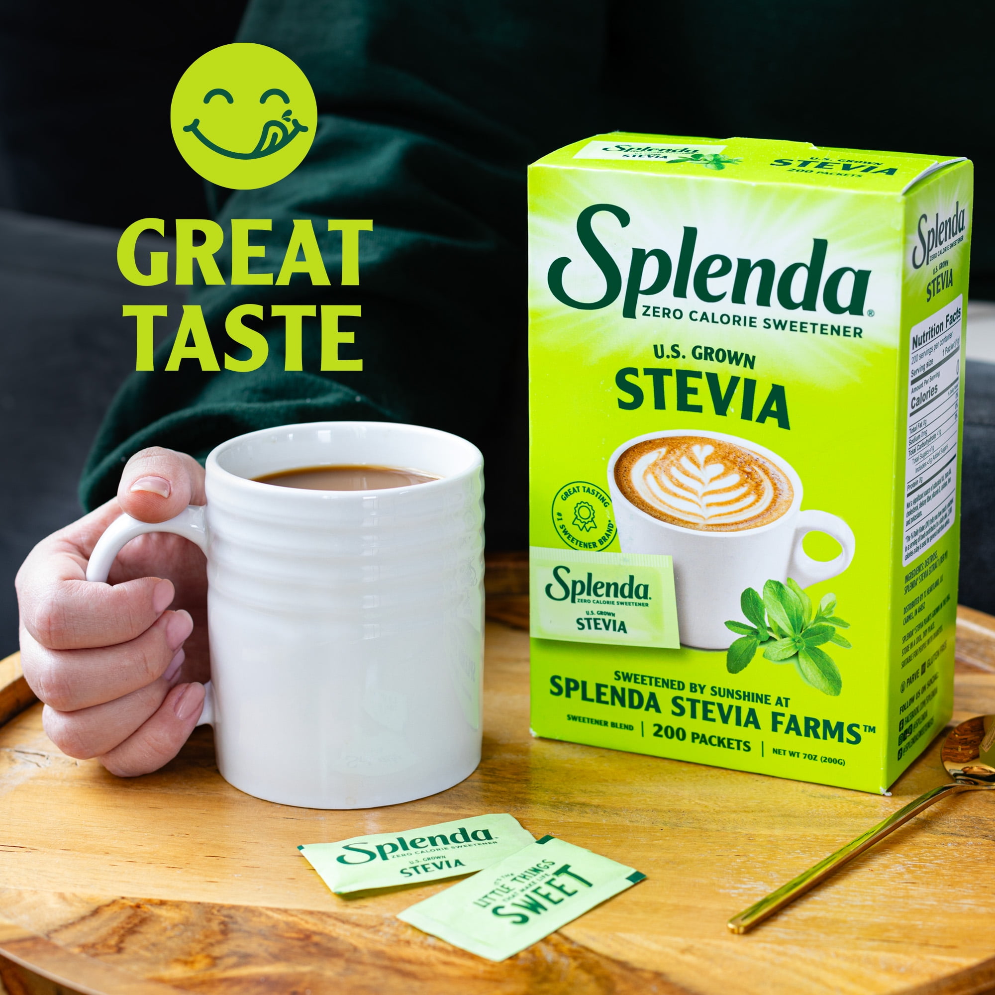 (4 pack) Splenda Stevia Sweetener Packets - 400CT