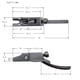 thumbnail image 3 of 6 piezas de trémolo puente silla de para guitarra eléctrica Plata Sunnimix  Sillines de puente de guitarra eléctrica, 3 of 8
