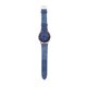 thumbnail image 3 of Reloj de lona, reloj de pulsera de moda, reloj de cuarzo de moda, delicado adorno de muñeca, azul marino, 3 of 5