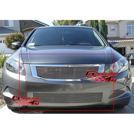 Honda Accord Billet Grille - Fits 08-10 Honda Accord Sedan Billet Grille Combo #H67792A