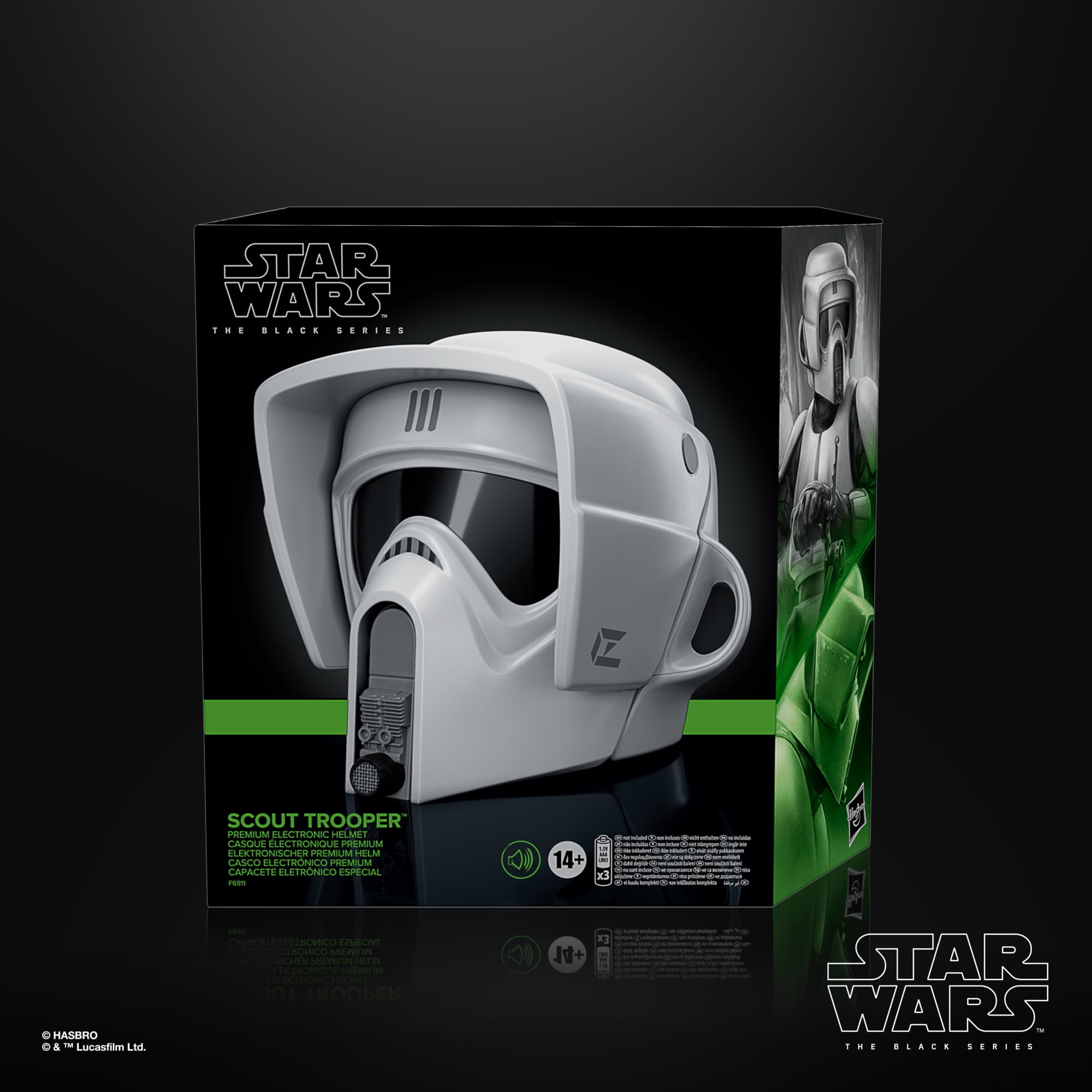 Star Wars The Black Series Scout Trooper Premium Electronic Roleplay Helmet