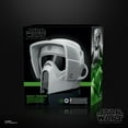 thumbnail image 4 of Star Wars The Black Series Scout Trooper Premium Electronic Roleplay Helmet, 4 of 7