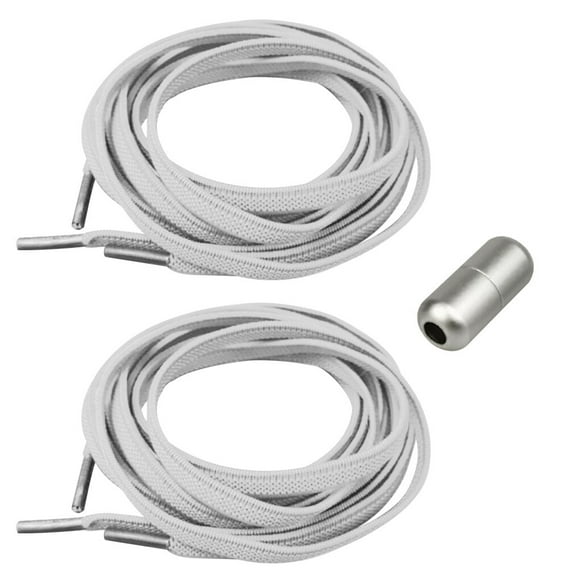1 Pair Shoelace Running Sneaker Shoe Lace Elastic Colored running shoe lace Shoelace Universal Shoe Accessories, Gray