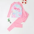 thumbnail image 5 of Big Girls Swimsuits Two Piece Long Sleeves Swim Shirts and Rash Guards Size 10-11T, 5 of 5