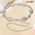 thumbnail image 5 of SUOSDEY Women Western Belt Cowgirl Metal Waist Chain Belt for Dresses Jeans Concho Boho Belt, 5 of 6