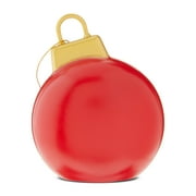 Mr. Christmas 5-inch Mini Santa Blow Mold Ornament, Red
