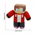 thumbnail image 2 of JJ & Mikey Plush, 10inch Game JJ & Mikey Character Stuffed Animals, Collectible Toys for JJ & Mikey Fans, Perfect Birthday Christmas Halloween Gifts & Decorations(JJ), 2 of 6