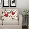thumbnail image 4 of NWOKYZGH Valentine's Day Pillow Covers 18X18 1Pc, Love Heart Decorations Holiday Farmhouse Decorative Pillow Case Decor for Sofa Couch, 4 of 9