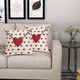 thumbnail image 4 of Fundas de Almohada para San Valentín con Corazones, Sobres Beige, Algodón y Lino, Decorativas, con Estampado Festivo, para Dormitorio, Sofá y Sala de Estar., 4 of 7
