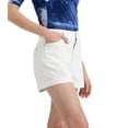 thumbnail image 2 of INC International Concepts Womens High Rise Ripped Denim Shorts White 8, 2 of 3