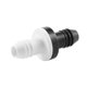 thumbnail image 5 of 6 Unids 3/8 Pulgadas 10mm Abs en Línea Válvula de Retención de Retorno de Agua Unidireccional para Gas Combustible Aire LíQuido, 5 of 5