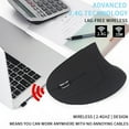 thumbnail image 4 of Left Handed Mouse under $5! Yannianjz Left Handed Wireless Gaming Mouse, Ergonomic Vertical Mouse for PC Laptop, 2.4G Optical Mouse with 6 Buttons, 4 of 8
