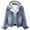 Z-245Blue, variant on FAOWME Women Vintage Denim Coat With Pocket Plush Lined Long Sleeve Button Down Distressed Patchwork Drawstring Fashion Jacket For Daily Wear,Blue,L