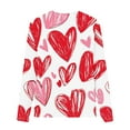 thumbnail image 3 of Bixock Toddler Boys and Girls Tops,Kids Long Sleeve Tops Valentine Print Round Neck Long Sleeve Shirt for Boys Girls Age 3-14 Tops, 3 of 4