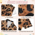 thumbnail image 4 of FORMRS Kids Short Sleeve Top and Pants Pajama Set Unisex Satin 2-Piece Sleepwear, Sizes 5-6Y, Leopard Pattern, 4 of 8