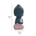 thumbnail image 3 of SXcggal One Buddha Decoration Small Ceramic Statue Buddha Statue Decoration Practical Multifunctional Artistic Desktop Decoration, 3 of 4